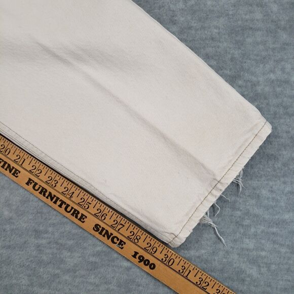 Vintage Levi's 550 Jeans Mens‎ 40x30 Off White Denim Pants USA Made 1998 90s VTG - Picture 6 of 9